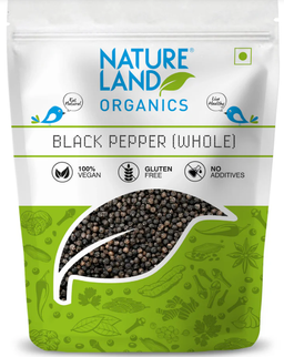 Nature Land Organic Black Pepper 100g
