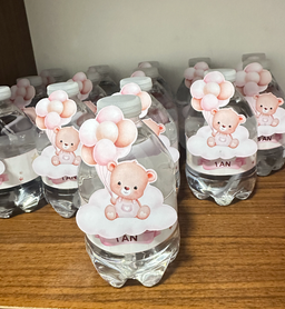 Bouteille d'eau effet 3D