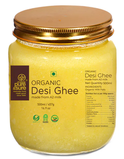 Pure & Sure Desi Cow Ghee 500ml