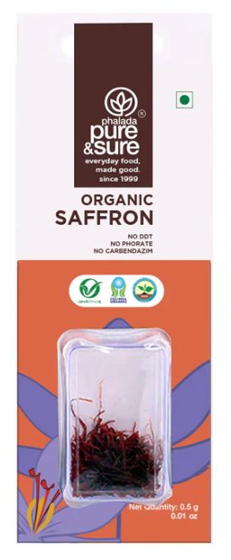 Pure & Sure Organic Saffron 0.5g