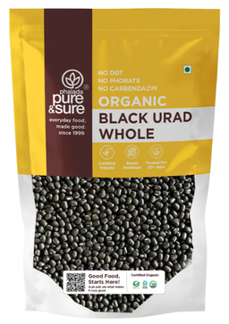 Pure & Sure Urad dal Whole Black 500g