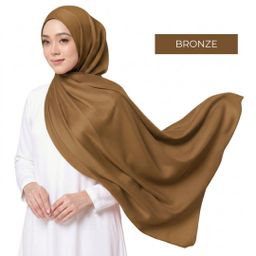 SHAWL SATIN MUSLIMAH EXCLUSIVE - BRONZE