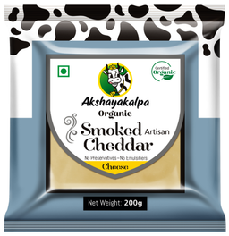 Akshayakalpa Smoked Cheddar Cheese 200g