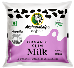 Akshayakalpa A2 Slim Milk 500ml