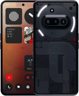 Nothing Phone (3a) 5G Mobile Phone, 6.77" FHD+ Flexible AMOLED Display, Snapdragon 7s Gen 3 Chipset, 8GB RAM, 128GB ROM, Adreno 710 GPU, Nothing OS 3.1