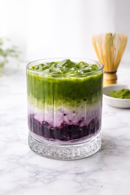 Matcha with Blueberry