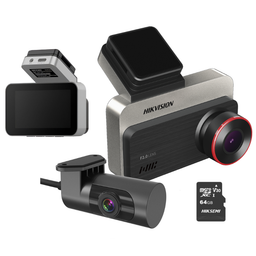 Hikvision C200S Dashcam, with 64GB Micro-SD