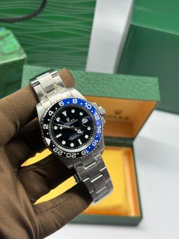 רולק,ס מנגנון אוטומטי GMT  40mm- איכות גבוהה |  סמל סטטוס בעולם היוקרה 