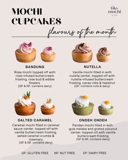 Box of 4 Regular Mochi Cupcakes