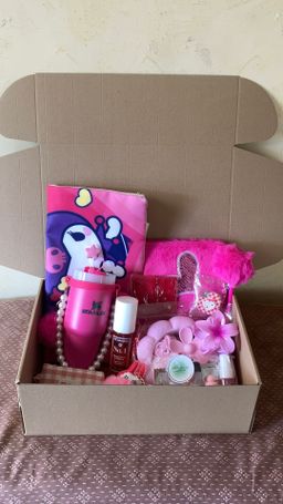 Box cadeau rose foncé 