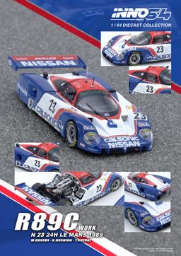 INNO MODEL 1/64 R89C LE MANS 1989 NO.23