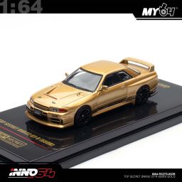INNO MODEL 1/64 SKYLINE BNR32 GT-R (650R) TOP SECRET - GOLD