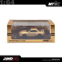 INNO MODEL 1/64 SKYLINE BNR32 GT-R (650R) TOP SECRET - GOLD