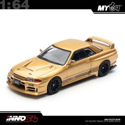 INNO MODEL 1/64 SKYLINE BNR32 GT-R (650R) TOP SECRET - GOLD