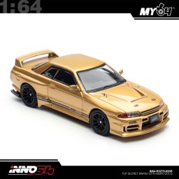 INNO MODEL 1/64 SKYLINE BNR32 GT-R (650R) TOP SECRET - GOLD