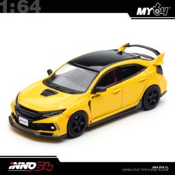 INNO MODEL 1/64 HONDA CIVIC TYPE-R (FK8) - YELLOW