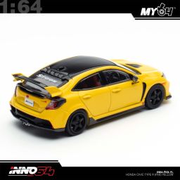INNO MODEL 1/64 HONDA CIVIC TYPE-R (FK8) - YELLOW