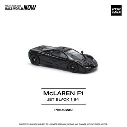 POP RACE MODEL 1/64 MCLAREN F1 - JET BLACK