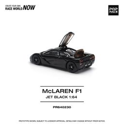 POP RACE MODEL 1/64 MCLAREN F1 - JET BLACK