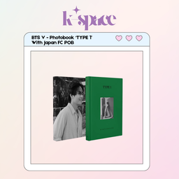 BTS V - Photobook ‘TYPE 1’ With Japan FC POB