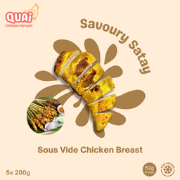 SAVOURY SATAY Sous Vide Chicken Breast [1KG - 3KG]