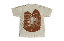 [PREORDER] Good Girl Cassie T-shirt in Cream/Brown