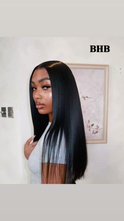 Wig  Luxury SDD straight 100% Cheveux Humain -Densité 300 %