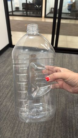 Envase De Pet Galon Cuadrado Con Asa Transparente 