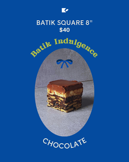 Kek Batik Indulgence (Batik Square 8")