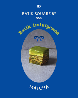 Kek Batik Indulgence (Batik Square 8")