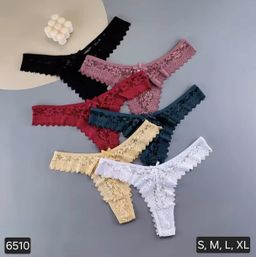 Tanga de encaje stretch