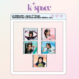 LE SSERAFIM - Japan 2nd Single  ’UNFORGIVEN’ (Limited Member Edition ver.)
