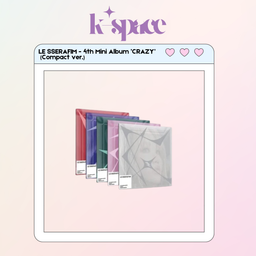 LE SSERAFIM - 4th Mini Album ’CRAZY’  (Compact ver.)