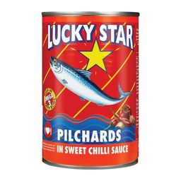 Lucky Star Pilchards in Sweet Chilli 400g