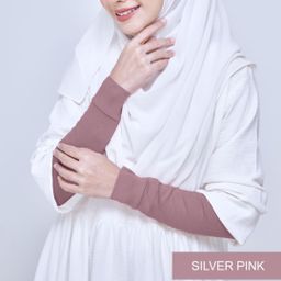 NEW HANDSOCK MUSLIMAH EXCLUSIVE - SILVER PINK