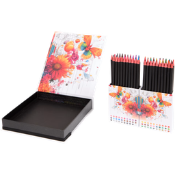 Crayons de couleur premium 63 pièces