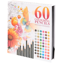 Crayons de couleur premium 63 pièces