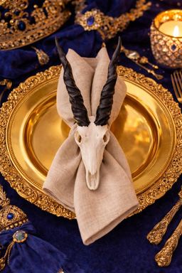 Eland Skull Napkin Ring    