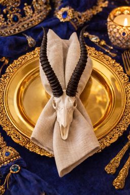 Sable Skull Napkin Ring    