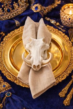 Warthog Skull Napkin Rings