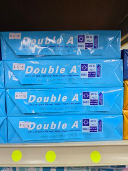 Double A 20lb legal paper 500sheet