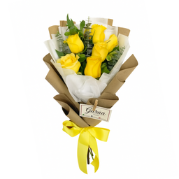 💛 Ramo de Flores Amarillas Precio | 6 Rosas Frescas