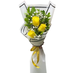 🌼 Ramo Rosas Amarillas | 3 Rosas Frescas