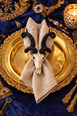 Kudu Skull Napkin Ring