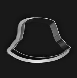 Fishing hat 6cm Cookie Cutter  