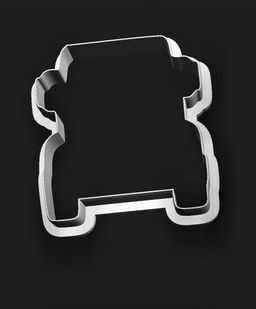 Truck Front View 6 cm  Cookie Cutter