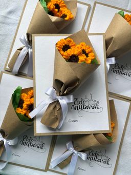 Eid card bouquet