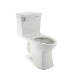 American Standard Townsend Vormax Right Height Elongated One-Piece Toilet With Seat in White
