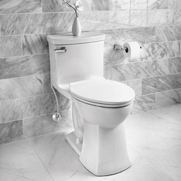 American Standard Townsend Vormax Right Height Elongated One-Piece Toilet With Seat in White