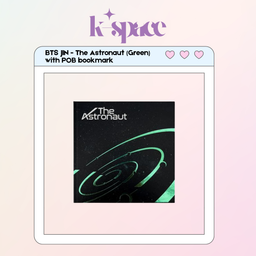 BTS JIN - The Astronaut (Green) with POB bookmark